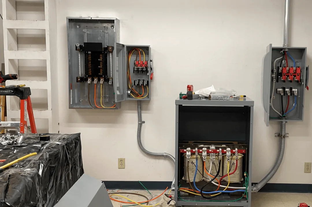 Commercial Transformer Installation from Bay Valley Electric project archive